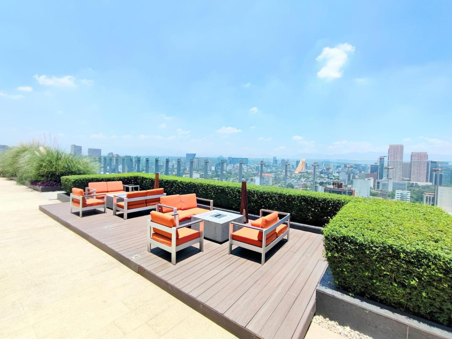 Alluring Views, Luxuriously Appointed In Polanco Мехико Экстерьер фото